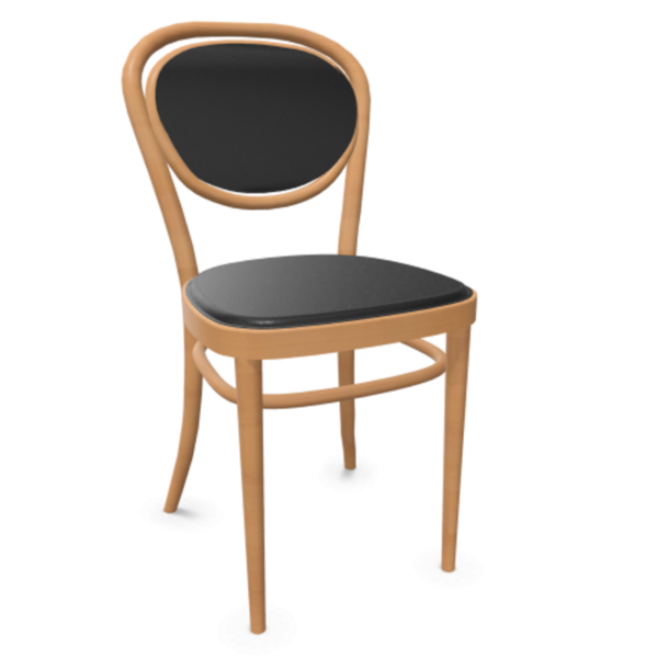 215 P | Chaise en bois courbé