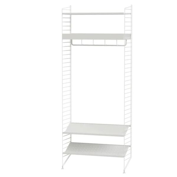 Flur R Garderobe mit Schuhfach - Regalkonfiguration