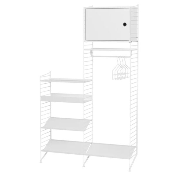 Flur U Garderobe mit Schuhfach - Regalkonfiguration
