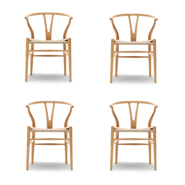 CH24 Wishbone Chair - Stuhl 4er Set