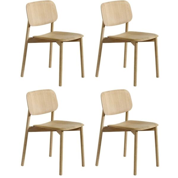 Lot de 4 chaises Soft Edge 60