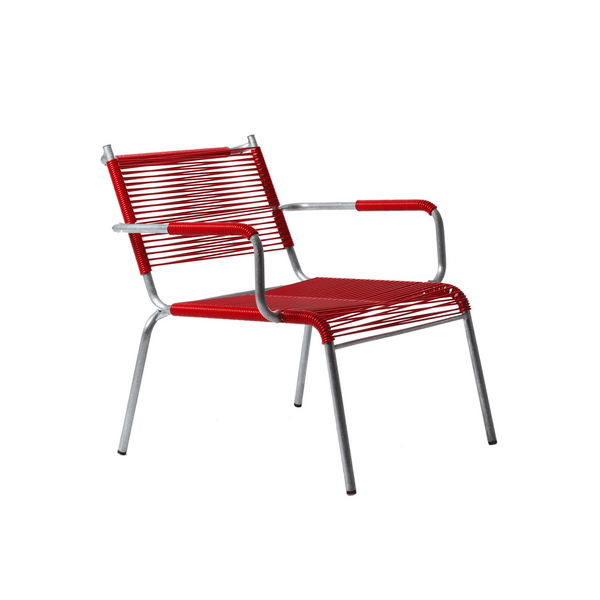 21a Spaghetti Lounger avec accoudoirs