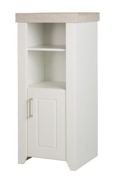 Standregal Felicia Mit Korpus Im Dekor Weiss Fronten Canadian White Kranz Im Dekor Luna Elm