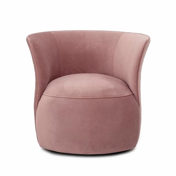 Figure Lounge Chair Rose Polyester