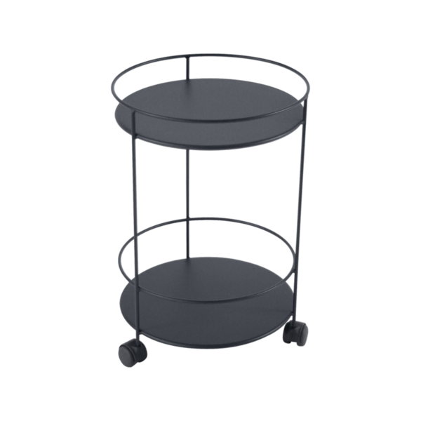 Guinguette Table d'appoint sur roulettes