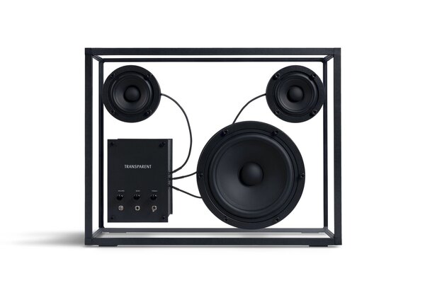 Transparent Speaker Black - haut-parleurs