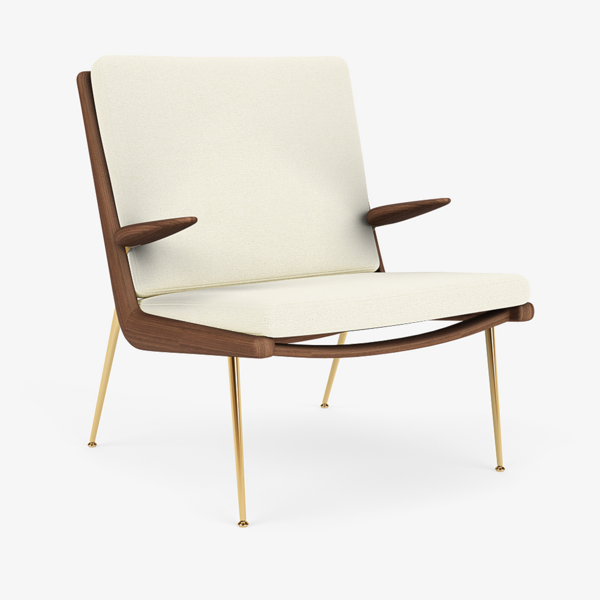 Armchair Boomerang with armrests