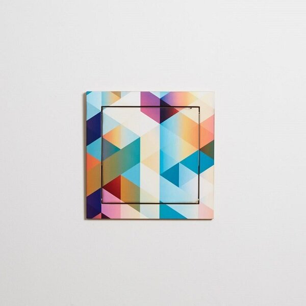 Ambivalence Fläpps Étagère 40×40-1 - Criss Cross Rouge