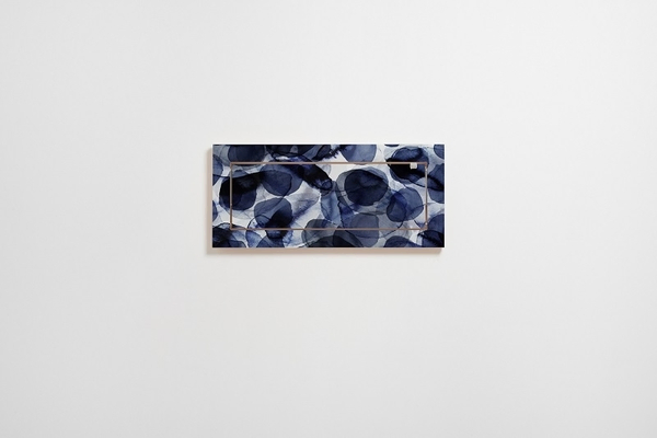 Fläpps Regal 60×27-1 Bubbles Indigo Pattern Studio