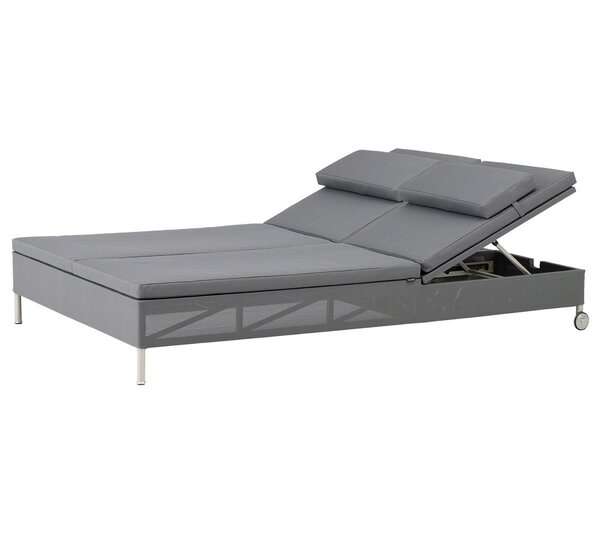 Rest chaise longue double avec coussins
