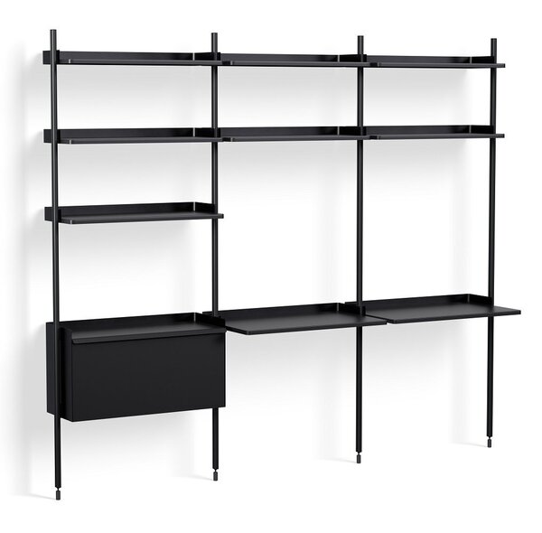 Pier Combination 13 - 3 Columns shelving system from Hay