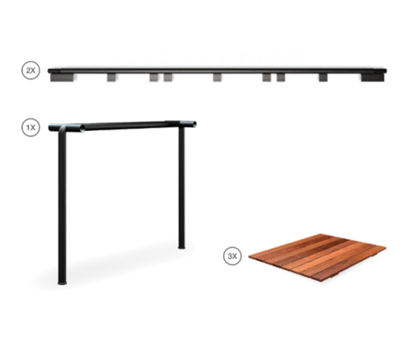 AVANTI Infinity. Set 3 L - Gartentisch