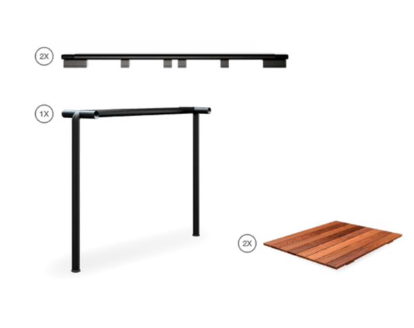 AVANTI Infinity. Set 2 M - Gartentisch