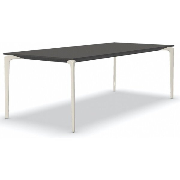 AllSize Gartentisch aus gesprenkeltem Aluminium - ausziehbarer Tisch