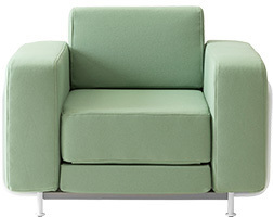 SILVER Sessel mit Einzelbett