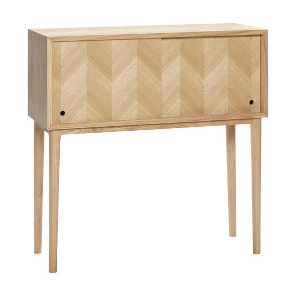 Herringbone Konsolentisch Sliding Doors Naturfarben