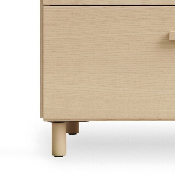 Pied pour commode en relief
