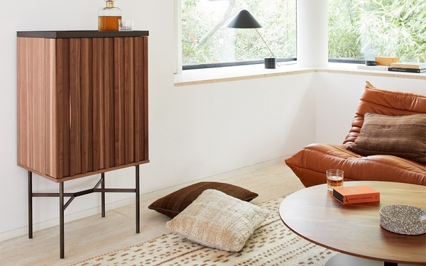 Harri Armoire-bar avec éclairage LED
