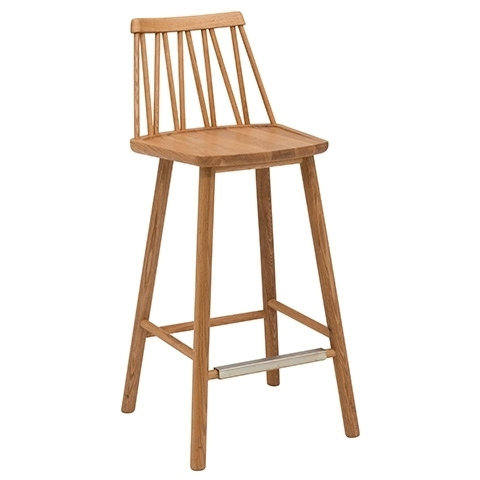 ZigZag Barchair 63cm Oak Oiled