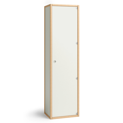 Container mit Tür Garderobenstange, H222 B60 T45