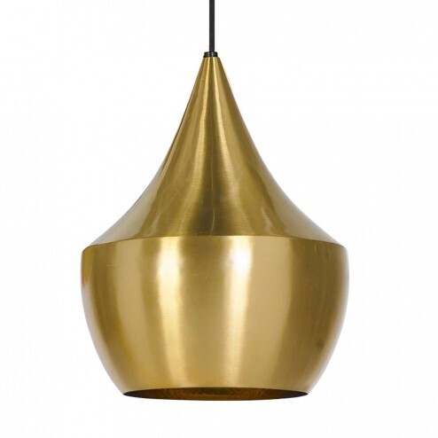 Beat Light Fat - Brushed Brass Pendelleuchte