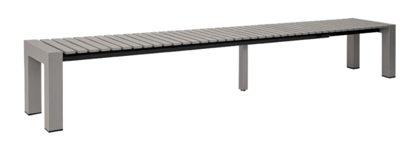 111 Bench extension large 240,5/297,5x45x46cm - Bank ausziehbar gross