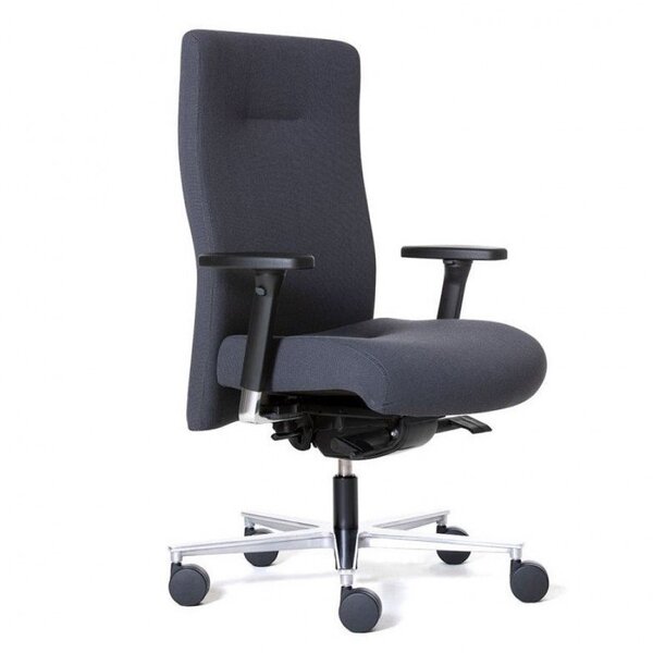 Chaise pivotante XXL / chaise pour charges lourdes avec mousse d'assise extra ferme