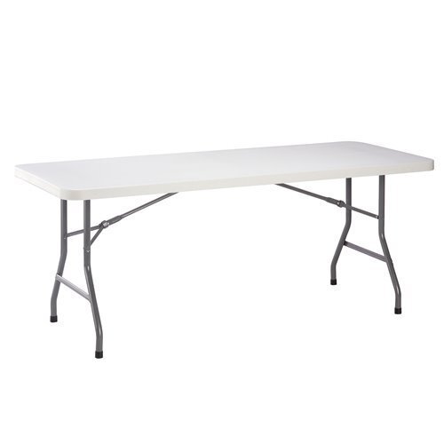 Table pliante Pacific, revêtement par poudre, gris