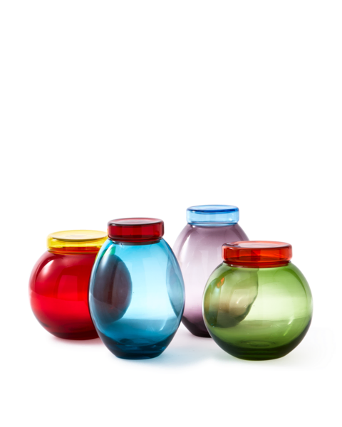caps & jars bloated mix set 4 - Set de vases