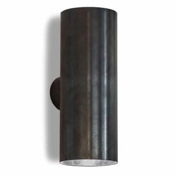 Wandlampe Sofisticato Nr. 20 Blaustahl L15 X B11,4 X H30 cm - 2 X GU10