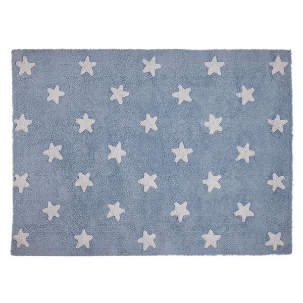 Blue Stars White 120 x 160