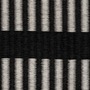 Teppich Cut Stripe Schwarz Steingrau Woodnotes