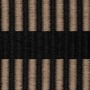 Teppich Cuf Stripe Schwarz-Antik