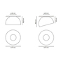 Leuchte Duo Gross Oval Vibia