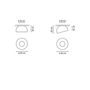 Leuchte Duo Oval Vibia