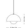 Panton Pendelleuchte 'Flowerpot'
