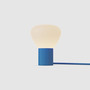 Lambert & Fils Tischleuchte 'Parc 01'  Blau,  Hand-Schalter