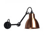 DCW Éditions Wandleuchte 'Lampe Gras N°204'  Schwarz-Kupfer