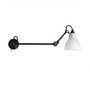 DCW Éditions Wandleuchte 'Lampe Gras N°204 L40'  Schwarz-Polycarbonate