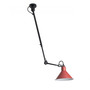 DCW Éditions Kegelförmige 'Lampe Gras N°302'   Schwarz-Rot,  Kegelförmig