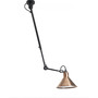 DCW Éditions Kegelförmige 'Lampe Gras N°302'   Schwarz-Kupfer-Weiss,  Kegelförmig