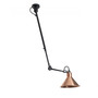 DCW Éditions Kegelförmige 'Lampe Gras N°302'   Schwarz-Kupfer-Roh,  Kegelförmig