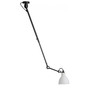 DCW Éditions Runde 'Lampe Gras N°302'  Schwarz-Mattiertes Glas,  Rund