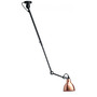 DCW Éditions Runde 'Lampe Gras N°302'  Schwarz-Kupfer-Weiss,  Rund