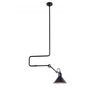 DCW Éditions Kegelförmige Pendelleuchte 'Lampe Gras N°312'  Schwarz-Schwarz-Kupfer,  Kegelförmig