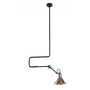 DCW Éditions Kegelförmige Pendelleuchte 'Lampe Gras N°312'  Schwarz-Kupfer-Roh,  Kegelförmig