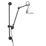 DCW Éditions Runde Wandleuchte 'Lampe Gras N°210'  Schwarz-Mattiertes Glas,  Rund