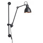 DCW Éditions Runde Wandleuchte 'Lampe Gras N°210'  Schwarz-Schwarz-Kupfer,  Rund