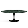 Knoll International Esstisch 'Saarinen' Marmor Verde Alpi , Schwarz, L: 198 cm