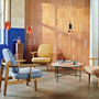 Fritz Hansen Runder Couchtisch 'Planner'